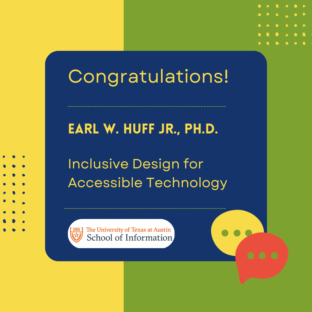 3C congratulatory post: Earl W. Huff Jr., Ph.D.