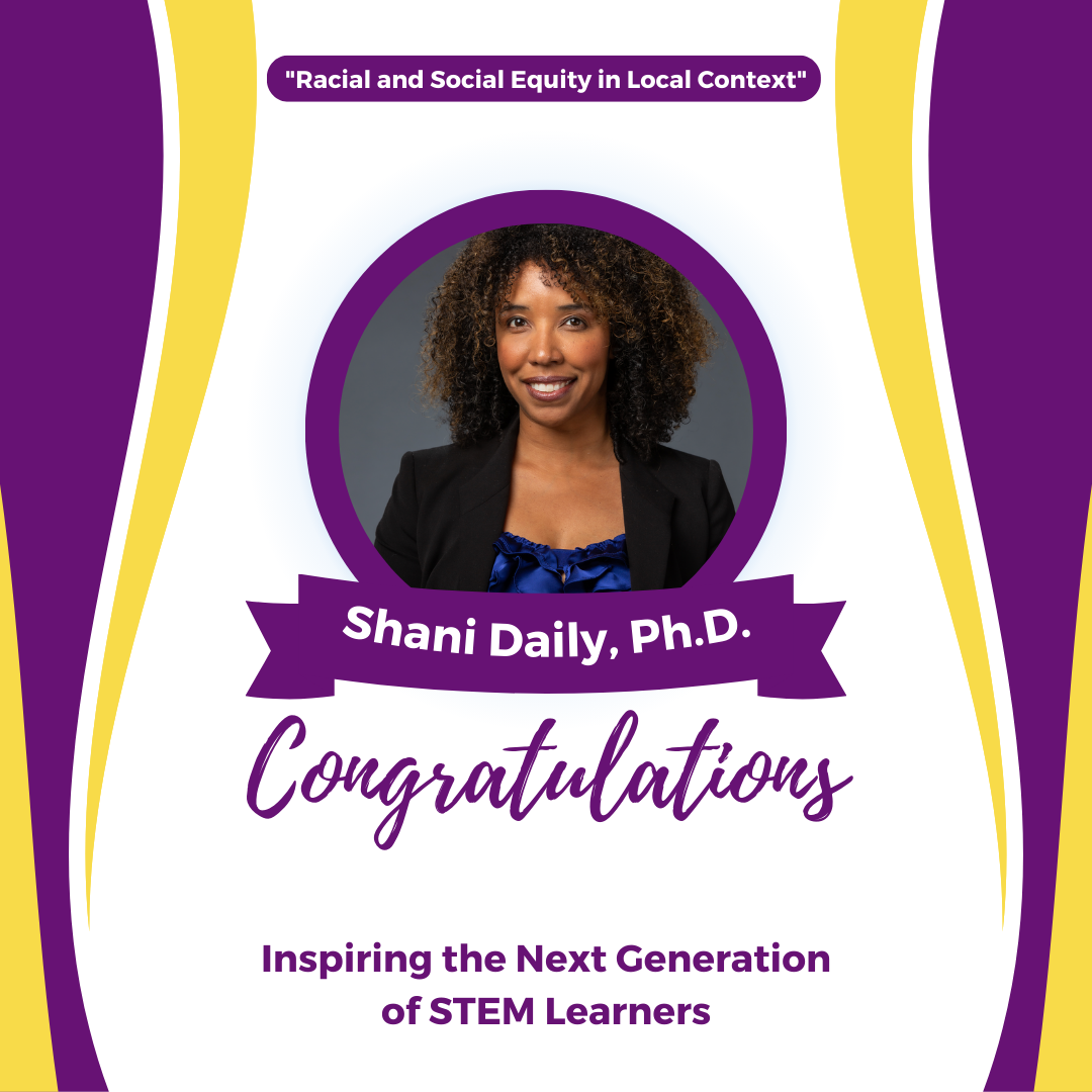 Dr. Daily Congratulatory Post - Racial and Social Equity in Local Context