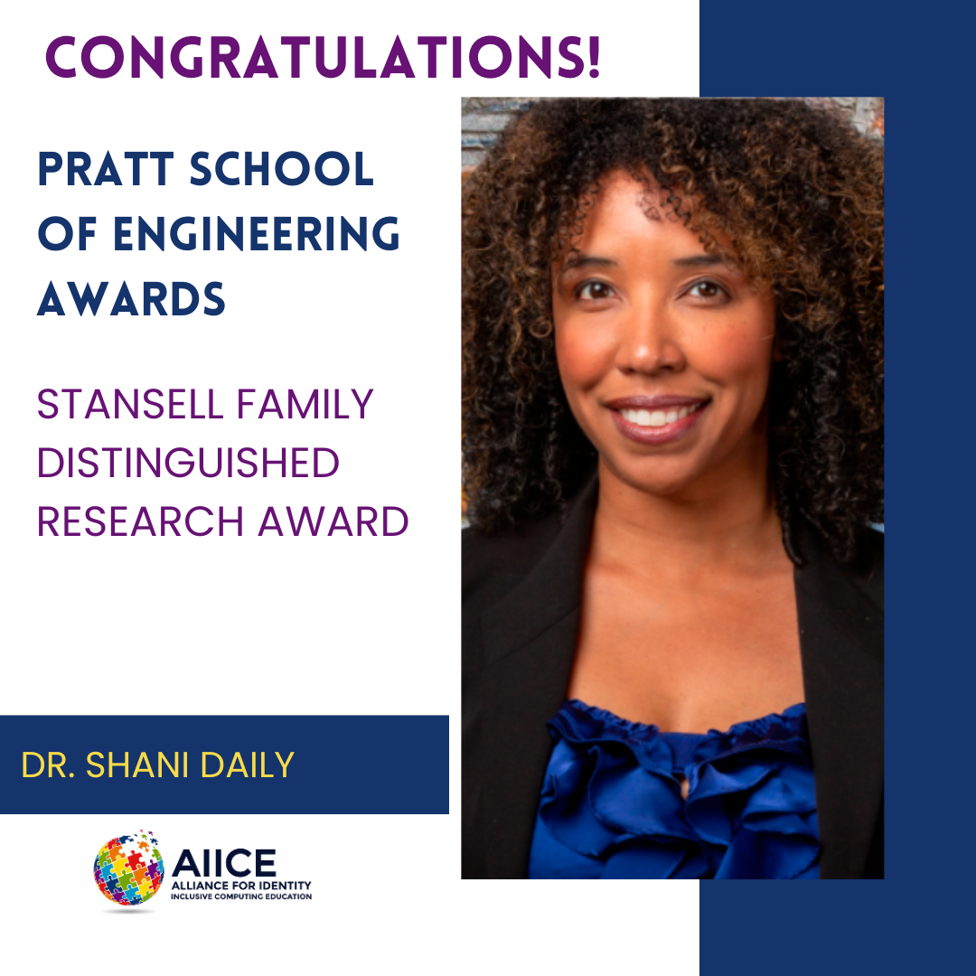 Dr. Shaundra B. Daily Pratt Stansell Family Distinguished Research Award
